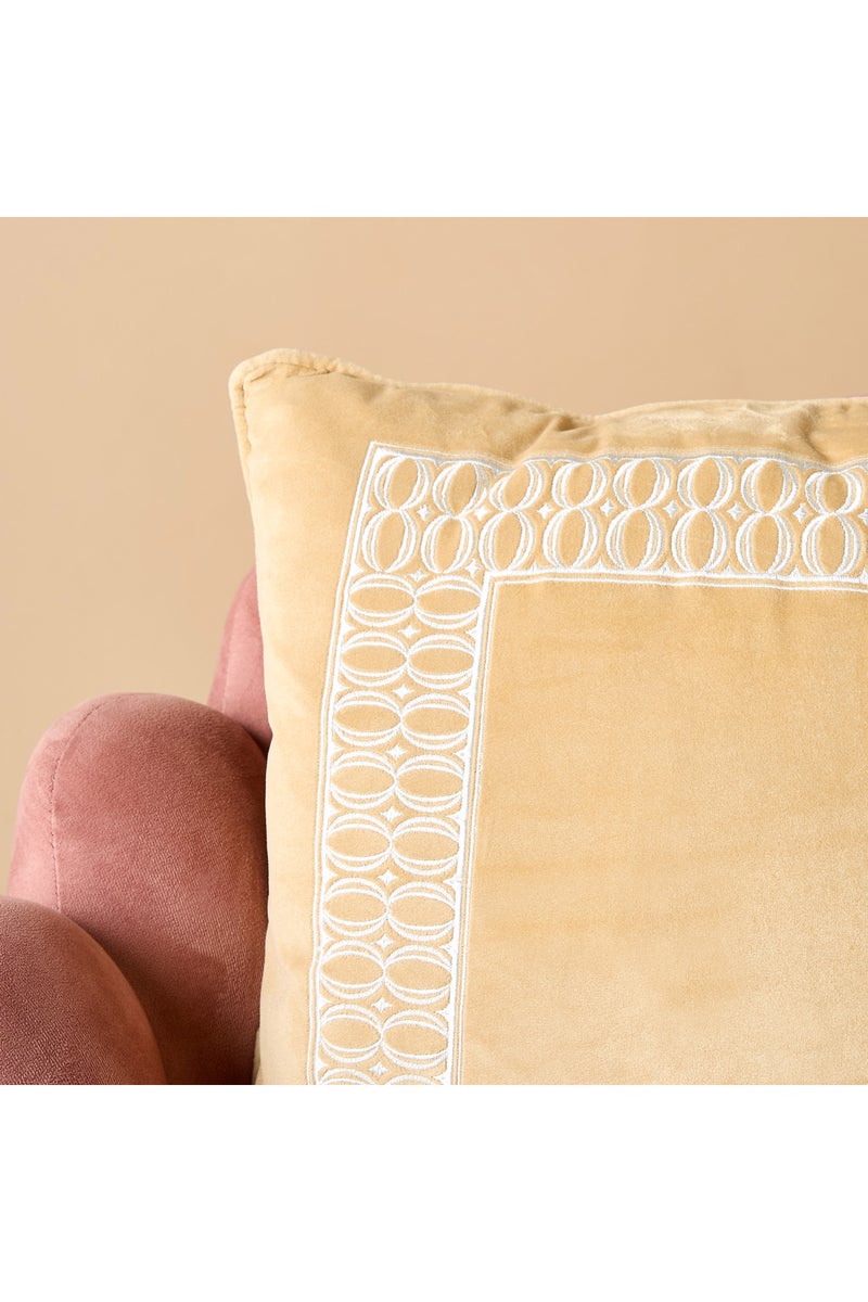 LIFESTYLE وسادة محشوة مطرزة - 50x50 سم - Image 3